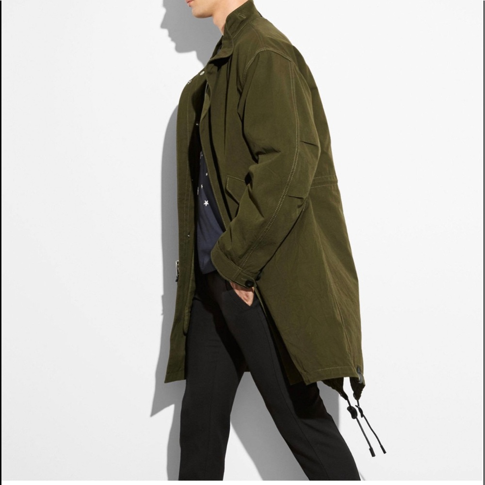 Coach men’s military icon parka winter jacket NWT - Picture 3 of 11